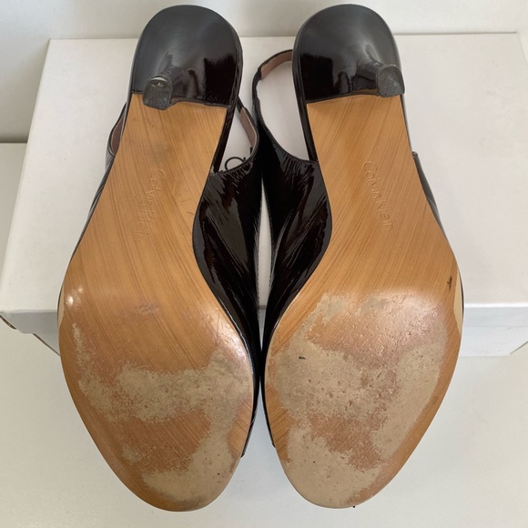 Calvin Klein Patent Slingback Heel, 9 - Picture 7 of 16